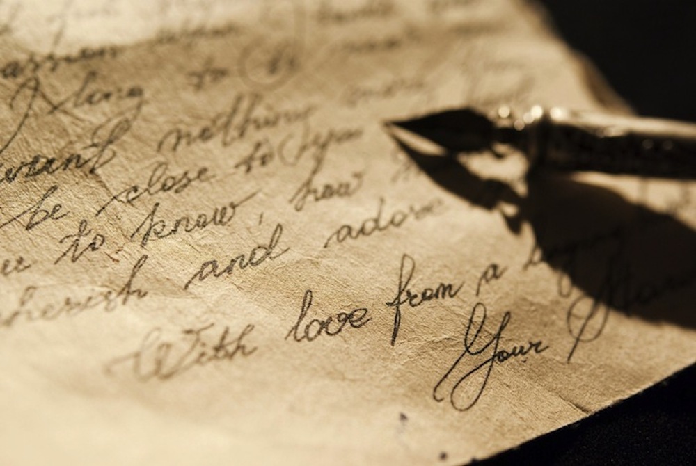 Credit line (HTML Code): © Iurii Sokolov | Dreamstime.com Title: Old love letter Description: Love letter and antique quill on a black background Photo taken on: March 26th, 2010 ID: 13697480 Level: 3 Views : 389 Downloads: 5 Model released: NO Content filtered: NO Keywords (Report | Suggest) fashioned pen paper nostalgia copy old history handwriting love quill romance calligraphy letter manuscript antique mail reading retro writing memories